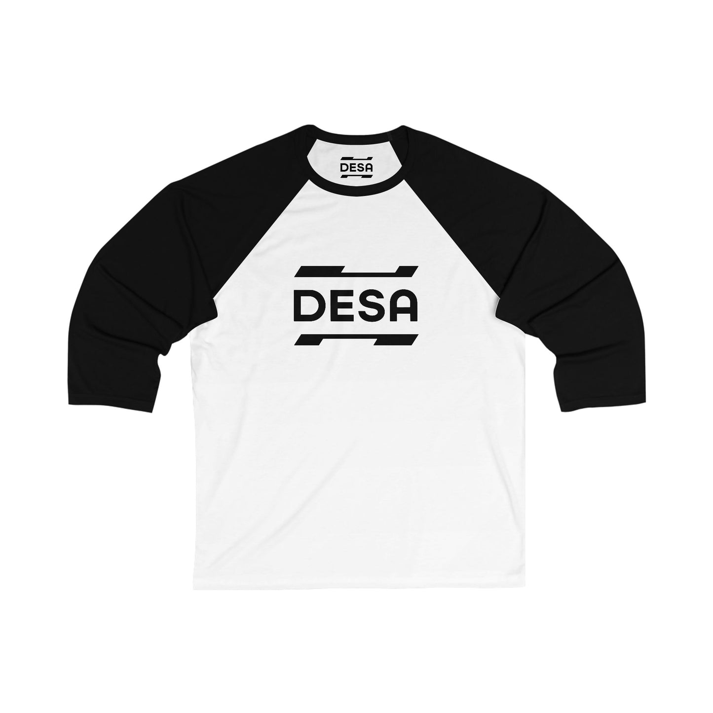 Unisex 3/4 Sleeve Baseball Tee - DESA Style Casual Wear